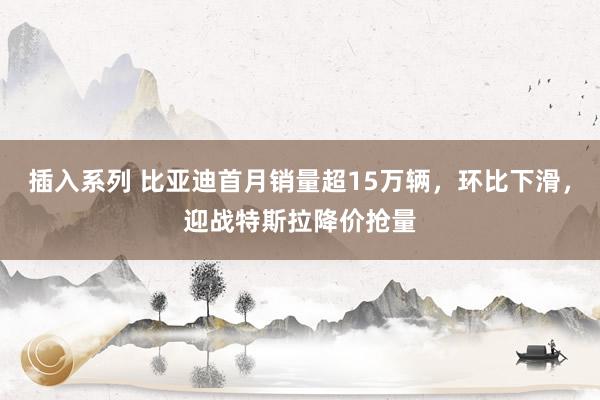 插入系列 比亚迪首月销量超15万辆，环比下滑，迎战特斯拉降价抢量